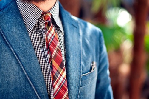 Блузка с галстуком - 69 фото