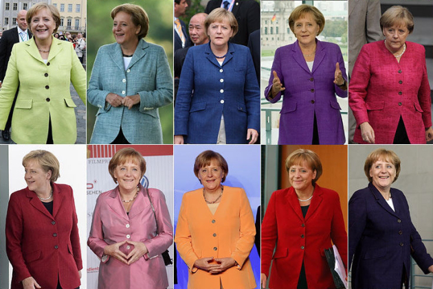 Крой жакетов Меркель почти не меняется уже много лет